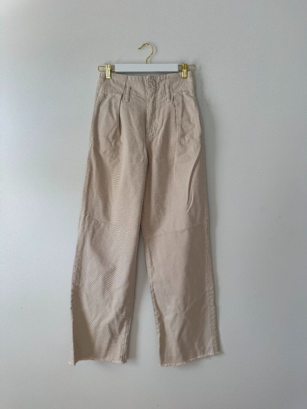 Reformation Lang Belted Ultra High Rise Pleated Jeans NO BELT included